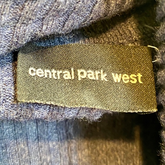 Central Park West Navy Poncho Sweater - Picture 4 of 6